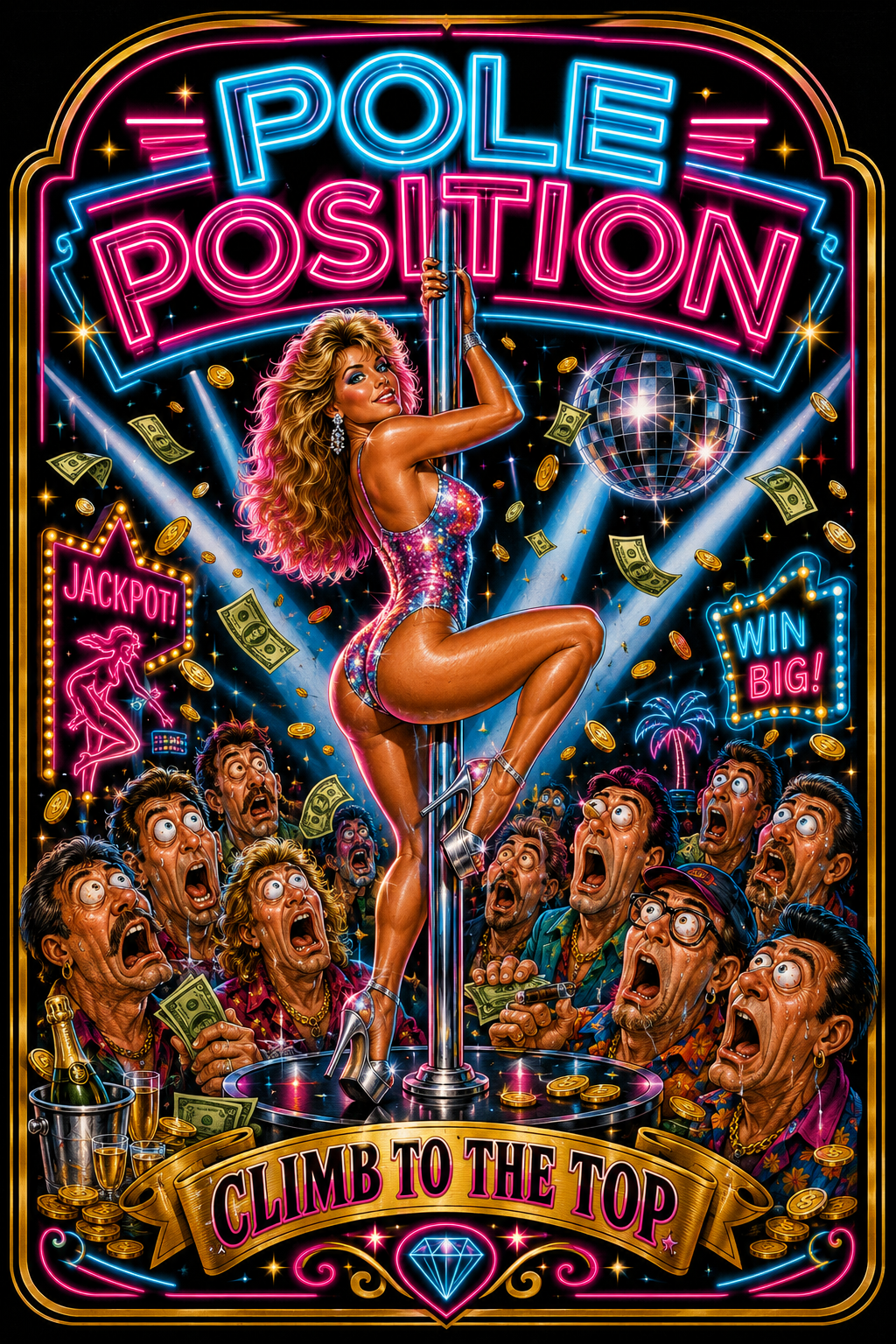 Forgive Me Father arcade cabinet art — Repent Sin Again Repeat